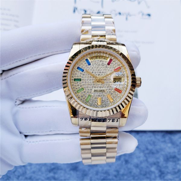 luxury automatic women watches day/date gold watch diamond dial sapphire waterproof wrist watches relogio masculino, Slivery;brown
luxury automatic women watches day/date gold watch diamond dial sapphire waterproof wrist watches relogio masculino, Slivery;brown