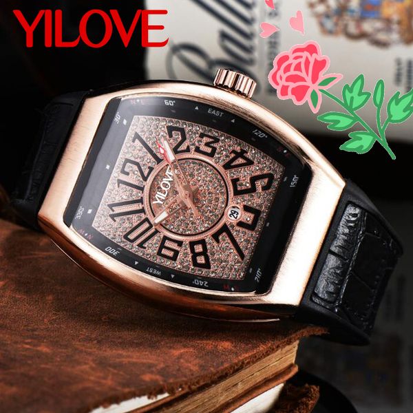 sparkling party dress men's diamond watch 43mm wine estate barrel stainless steel case clock movement sapphire calendar luminous wristw, Slivery;brown
sparkling party dress men's diamond watch 43mm wine estate barrel stainless steel case clock movement sapphire calendar luminous wristw, Slivery;brown