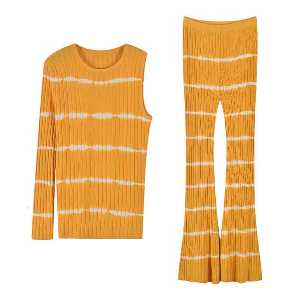 two piece dress french temperament stripe color contrast suit early autumn one shoulder long sleeve sweater pants two piece set 137d, White
two piece dress french temperament stripe color contrast suit early autumn one shoulder long sleeve sweater pants two piece set 137d, White