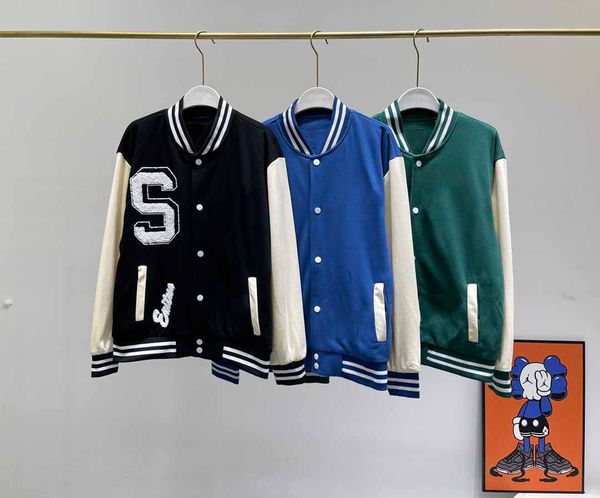 2022 luxury mens jackets classic casual slim versatile round tie letters mens clothing spring fashion outdoor sports baseball collar jacket, Black;brown
2022 luxury mens jackets classic casual slim versatile round tie letters mens clothing spring fashion outdoor sports baseball collar jacket, Black;brown