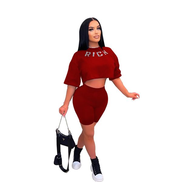 exposed navel solid color letter tracksuits brick set amazon round neck middle sleeve two-piece set, Gray
exposed navel solid color letter tracksuits brick set amazon round neck middle sleeve two-piece set, Gray