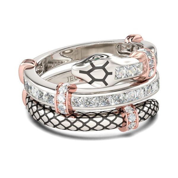 cluster rings exquisite crystal zircon snake shaped ring punk hip hop female animal jewelry fashion women's party accessories, Golden;silver
cluster rings exquisite crystal zircon snake shaped ring punk hip hop female animal jewelry fashion women's party accessories, Golden;silver