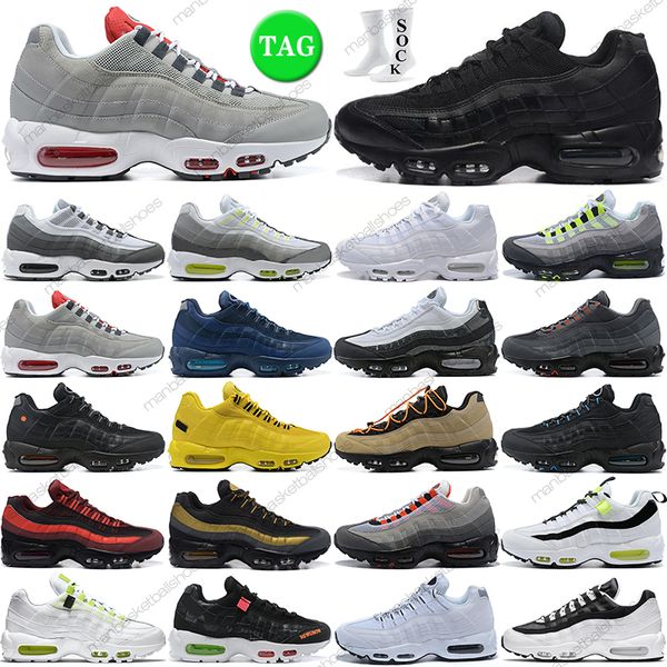 36-45 mens running shoes des chaussure neon triple black white red greedy volt khaki walking jogging women trainers sneakers