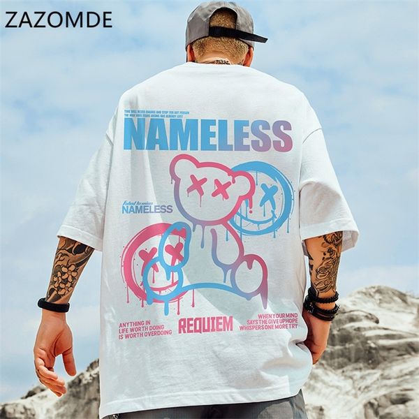 zazomde print oversized men t shirt hip-hop cotton t-shirt o-neck summer streetwear male causal tshirts 5xl fashion loose tees 220509, White;black
zazomde print oversized men t shirt hip-hop cotton t-shirt o-neck summer streetwear male causal tshirts 5xl fashion loose tees 220509, White;black