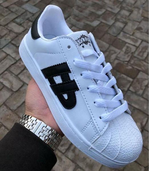 fashion sport casual shoes superstar shoe lace up women men flats bright laser shoes dajidali, Black
fashion sport casual shoes superstar shoe lace up women men flats bright laser shoes dajidali, Black