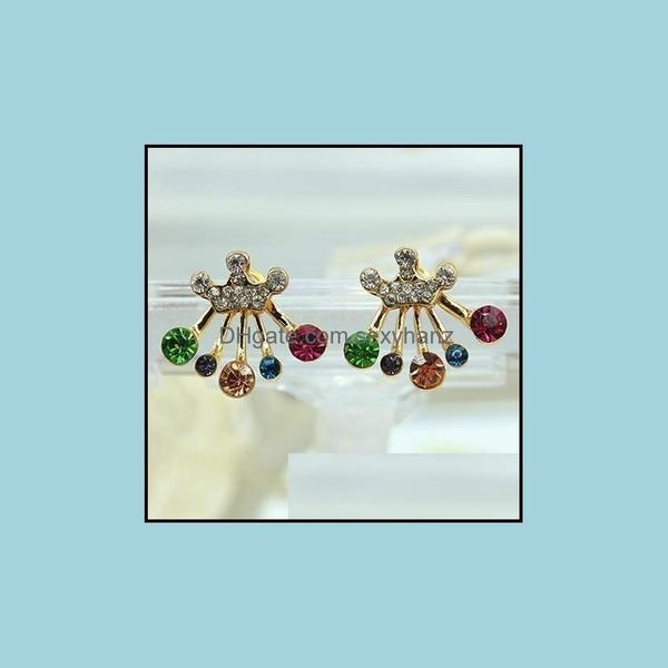 stud bow earring korean jewelry wholesale imitation diamond earrings crown colorf drop delivery 2021 sexyhanz dhnih, Golden;silver
stud bow earring korean jewelry wholesale imitation diamond earrings crown colorf drop delivery 2021 sexyhanz dhnih, Golden;silver