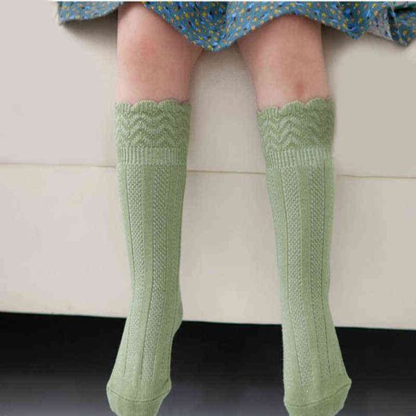 kid girls socks children knee high socks with lace wave design baby legwarmers cotton princess style clothing accessories j220622, Pink;yellow
kid girls socks children knee high socks with lace wave design baby legwarmers cotton princess style clothing accessories j220622, Pink;yellow