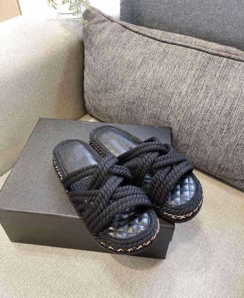2022 designer men's ladies sandals classic pearl slippers leather slippers flats 1005, Black
2022 designer men's ladies sandals classic pearl slippers leather slippers flats 1005, Black