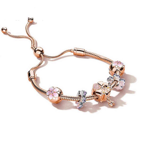 new 100% 925 sterling silver brand new bracelet set magnolia flower and ever blooming charm rose gold bracelet set elegant aa220315, Golden;silver
new 100% 925 sterling silver brand new bracelet set magnolia flower and ever blooming charm rose gold bracelet set elegant aa220315, Golden;silver
