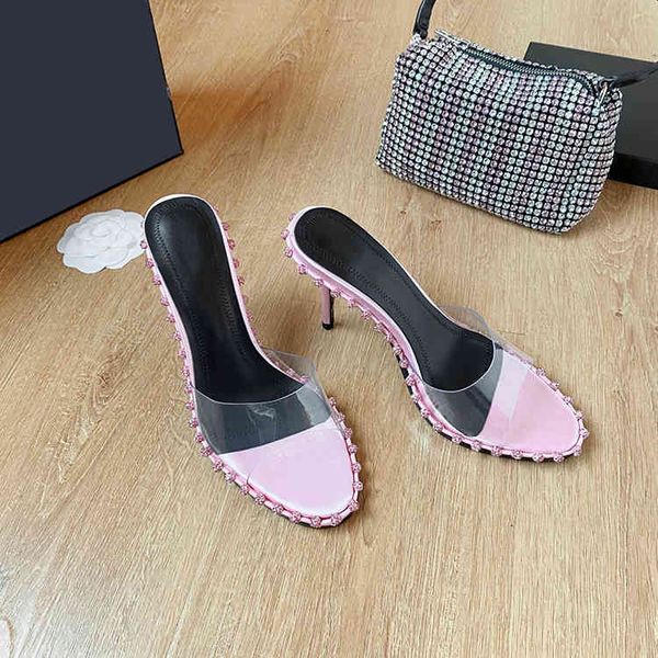 sliers gaoding spring and summer pvc transparent thin heel high heels pedaling one foot round head sandals women, Black
sliers gaoding spring and summer pvc transparent thin heel high heels pedaling one foot round head sandals women, Black