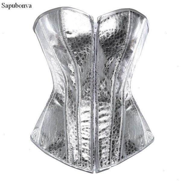 corset women vintage style gold silver overbust leather nightclub korsett lingerie strapless, Black;white
corset women vintage style gold silver overbust leather nightclub korsett lingerie strapless, Black;white