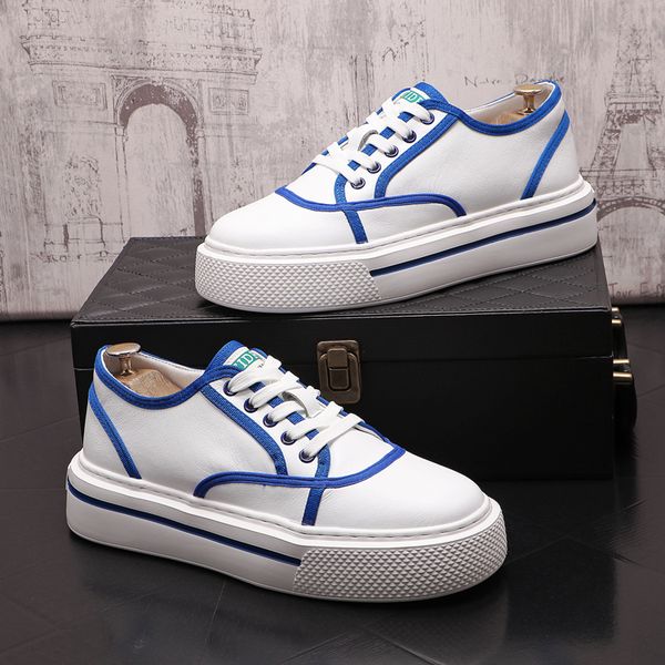 dress wedding party shoes fashion white vulcanized men's outdoor casual sneakers comfortable designer round toe thick bottom walking fo, Black
dress wedding party shoes fashion white vulcanized men's outdoor casual sneakers comfortable designer round toe thick bottom walking fo, Black