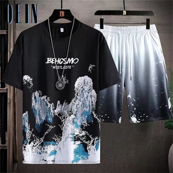 mens two piece set summer sport wear fashion joggers shorts harajuku tshirt short suit s casual tracksuit 220719, Gray
mens two piece set summer sport wear fashion joggers shorts harajuku tshirt short suit s casual tracksuit 220719, Gray