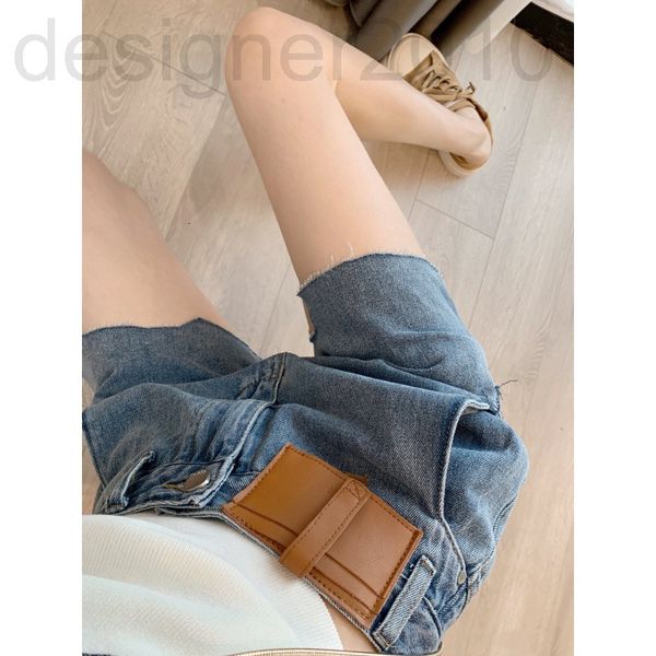 women's shorts designer european style small xiangfeng collage label denim shorts yang mi slit girl minority design high waist wide leg, White;black
women's shorts designer european style small xiangfeng collage label denim shorts yang mi slit girl minority design high waist wide leg, White;black