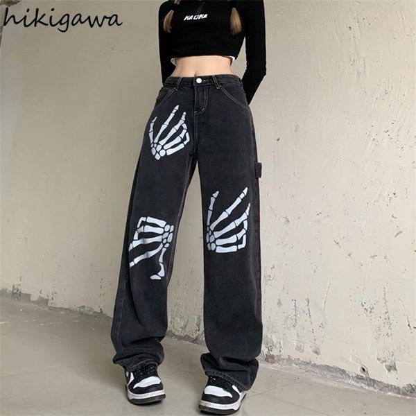 hikigawa jeans for women bottoms korean fashion wide leg pants high waist straight trousers streetwear pantalon 220330, Blue
hikigawa jeans for women bottoms korean fashion wide leg pants high waist straight trousers streetwear pantalon 220330, Blue