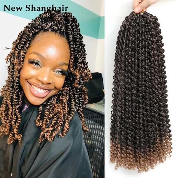 new shanghair 18" passion twist crochet hair synthetic braiding pre-looped water extensions ombre pre-twisted hair braids 22strands/pac, Black
new shanghair 18" passion twist crochet hair synthetic braiding pre-looped water extensions ombre pre-twisted hair braids 22strands/pac, Black