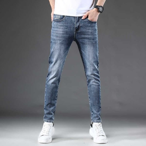 2022 jeans men's summer thin loose straight trendy brand high-end business new elastic capris, Blue
2022 jeans men's summer thin loose straight trendy brand high-end business new elastic capris, Blue