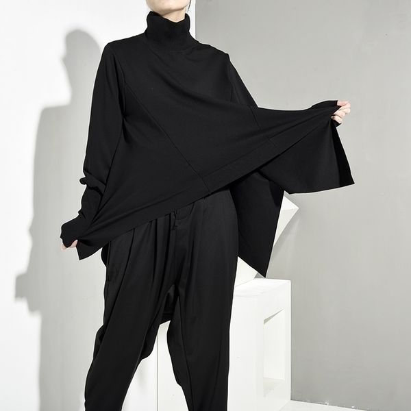 eam loose fit black oversize back long sweatshirt high collar long sleeve women big size fashion spring autumn oa8690 201202
eam loose fit black oversize back long sweatshirt high collar long sleeve women big size fashion spring autumn oa8690 201202