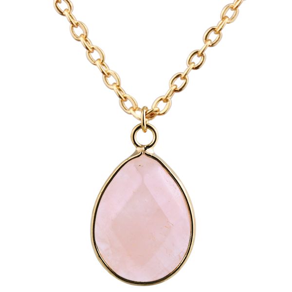 rose quartz powder pink crystal 25*16mm water droplets pendant necklace women jewelry, Silver
rose quartz powder pink crystal 25*16mm water droplets pendant necklace women jewelry, Silver