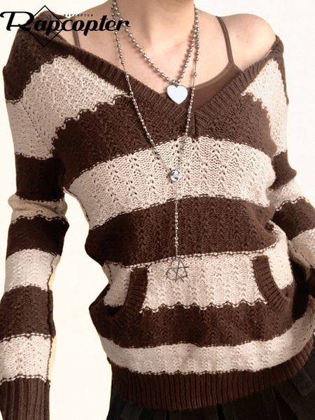 rapcopter prepply kawaii sweaters striped hooded jumpers vintage long sleeve academic knitwear women retro korean clothing fall 220816, White;black
rapcopter prepply kawaii sweaters striped hooded jumpers vintage long sleeve academic knitwear women retro korean clothing fall 220816, White;black