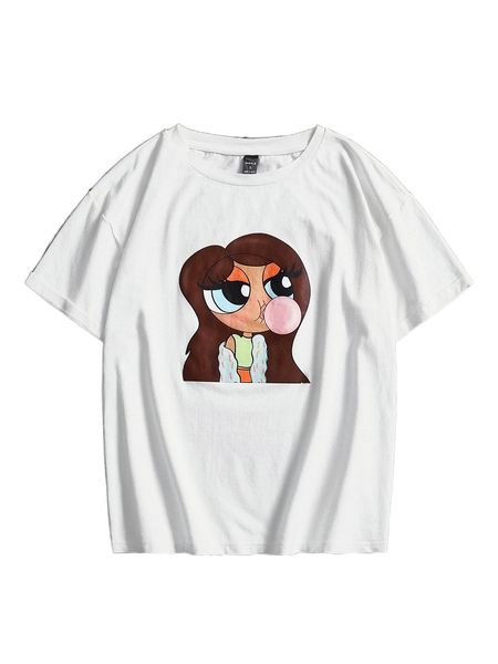 x. tay mills f.igure graphic r.ound n.eck tee e3p0#, White
x. tay mills f.igure graphic r.ound n.eck tee e3p0#, White