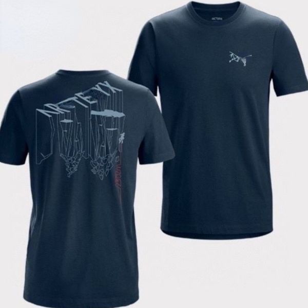 designer fashion brand arc men's tshirts outdoor casual round-neck cotton t-shirt back mountain assistance, White;black
designer fashion brand arc men's tshirts outdoor casual round-neck cotton t-shirt back mountain assistance, White;black