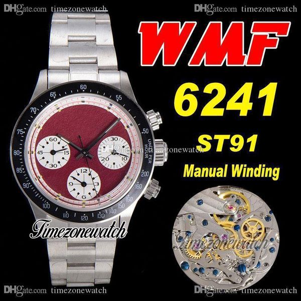 wwf paul newman 6241 st91 manual winding chronograph mens watch 1967 rare vintage black bezel red white dial oystersteel bracelet timezonewa, Slivery;brown
wwf paul newman 6241 st91 manual winding chronograph mens watch 1967 rare vintage black bezel red white dial oystersteel bracelet timezonewa, Slivery;brown