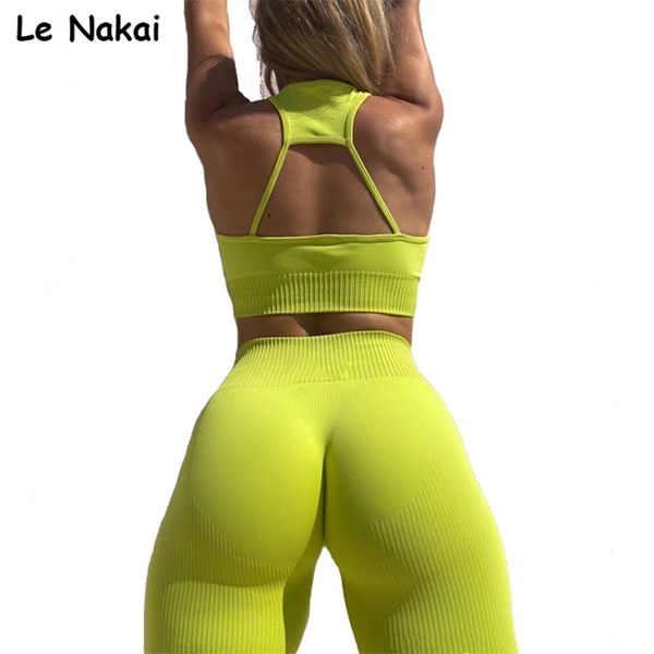 2pcs women gym set feamle seamless two piece crop bra push up legging sportsuit workout outfit sport wear clothes fitness 220325, Gray
2pcs women gym set feamle seamless two piece crop bra push up legging sportsuit workout outfit sport wear clothes fitness 220325, Gray