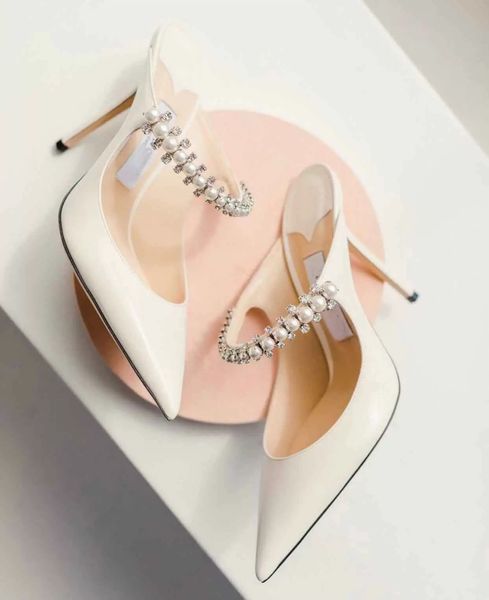 comfort party wedding bridal dress mule shoes women bing sandals slippers crystal pearls straps pointed toe walking eu35-42 with box, Black
comfort party wedding bridal dress mule shoes women bing sandals slippers crystal pearls straps pointed toe walking eu35-42 with box, Black