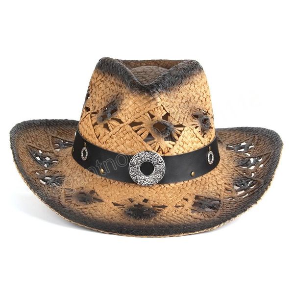 100% paper straw sun hats for men vintage belt decorate summer western cowboy hat gentleman sombrero hombre jazz caps, Blue;gray
100% paper straw sun hats for men vintage belt decorate summer western cowboy hat gentleman sombrero hombre jazz caps, Blue;gray