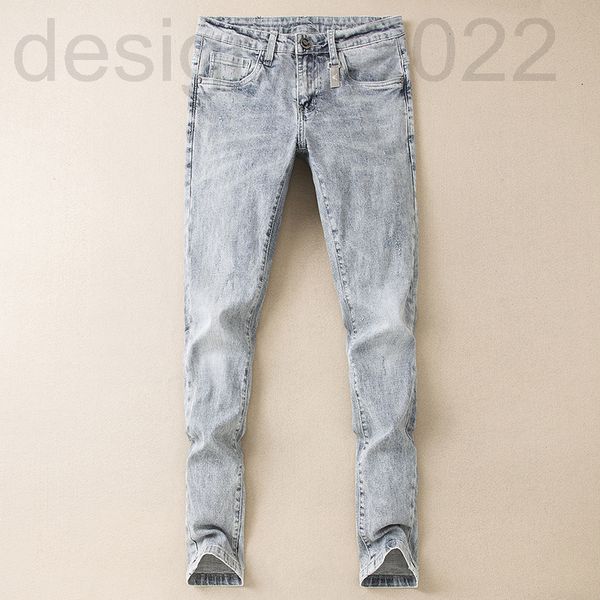 men's jeans designer summer men's casual light jeans fashion long pants tg7t, Blue
men's jeans designer summer men's casual light jeans fashion long pants tg7t, Blue