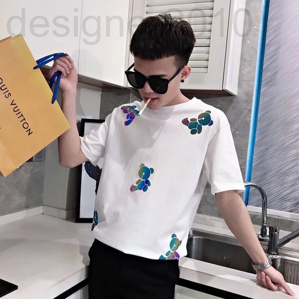 men's t-shirts designer short sleeve t-shirt men's summer net red trend bear print half t-shirt inschao brand versatile solid colo, White;black
men's t-shirts designer short sleeve t-shirt men's summer net red trend bear print half t-shirt inschao brand versatile solid colo, White;black