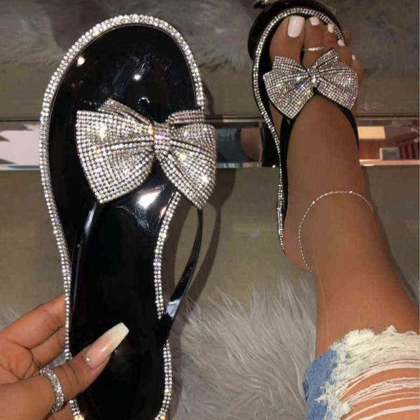 slippers women bow flip-flops flash drilling sequins beach flats rain jelly house shoes woman slides zapatos de mujer 220530, Black
slippers women bow flip-flops flash drilling sequins beach flats rain jelly house shoes woman slides zapatos de mujer 220530, Black