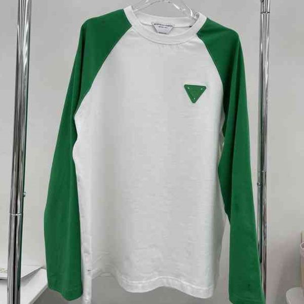 2022 designer t shirt bv men's and women's classic triangle stitched raglan sleeve contrast loose pullover long t-shirt, White;black
2022 designer t shirt bv men's and women's classic triangle stitched raglan sleeve contrast loose pullover long t-shirt, White;black