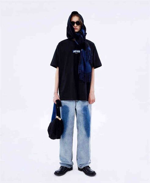 2021ss vein error embroidered letter t-shirt summer new korean loose t220728, White;black
2021ss vein error embroidered letter t-shirt summer new korean loose t220728, White;black