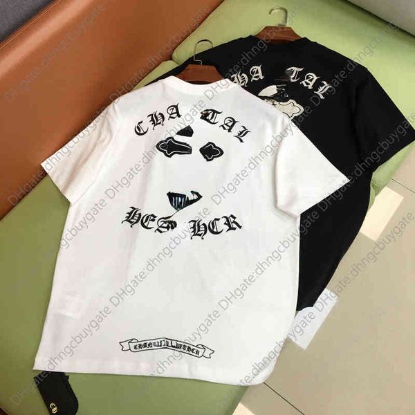 tide designer ch brand drill round neck sleeve t-shirt cross horseshoe printed sanskrit letter men and women street lovers leisure fashion b, White;black
tide designer ch brand drill round neck sleeve t-shirt cross horseshoe printed sanskrit letter men and women street lovers leisure fashion b, White;black