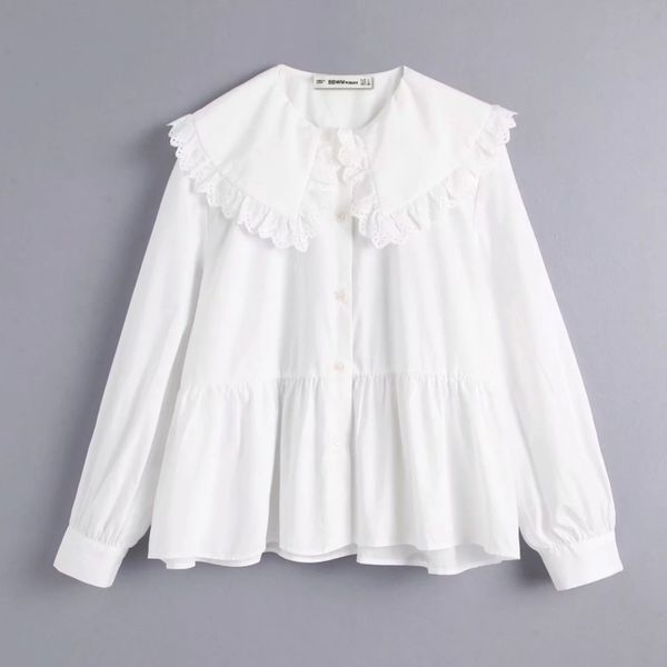 women elegant turn down collar lace het ing casual smock shirt blouse women femininas chemise kimono shirts ls4067 y200402, White
women elegant turn down collar lace het ing casual smock shirt blouse women femininas chemise kimono shirts ls4067 y200402, White