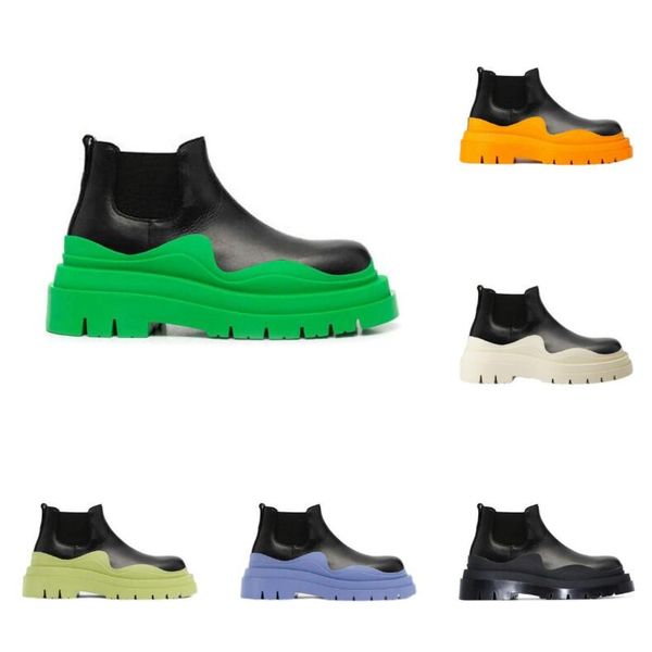 two tone tire chelsea boots women platform chunky boot lady luxe design men calf desiger low tobe calfskin slip-on style round toe boots bla, Black
two tone tire chelsea boots women platform chunky boot lady luxe design men calf desiger low tobe calfskin slip-on style round toe boots bla, Black