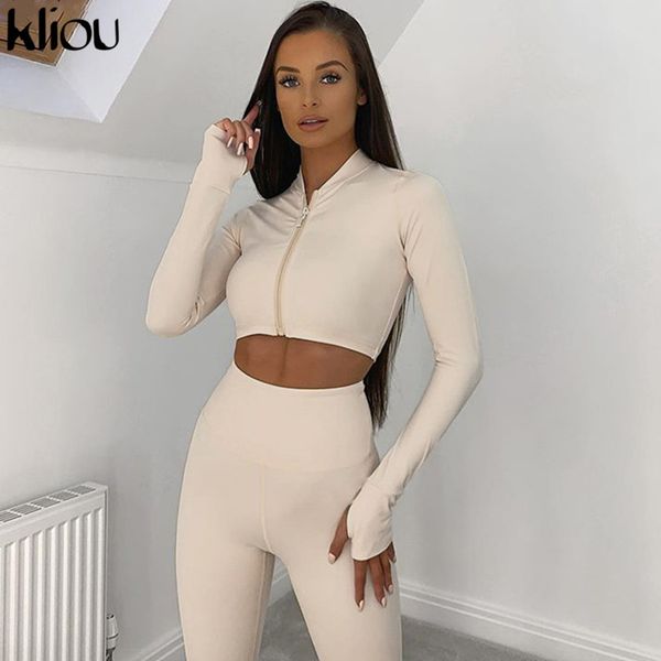 finger hole solid sporty 2 piece set women zipper skinny crop leggings autumn casual outfit fitness workout sportswear, White
finger hole solid sporty 2 piece set women zipper skinny crop leggings autumn casual outfit fitness workout sportswear, White