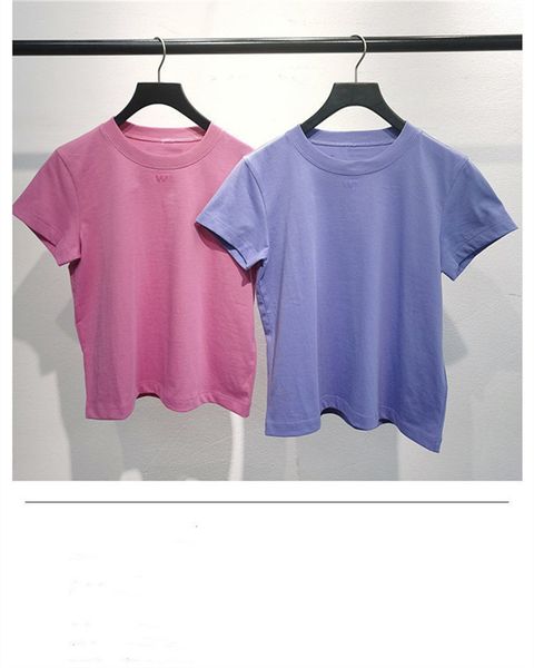 women's t-shirt short sleeve blouse candy colors casual match cotton slim girl girl streetwear summer, White
women's t-shirt short sleeve blouse candy colors casual match cotton slim girl girl streetwear summer, White