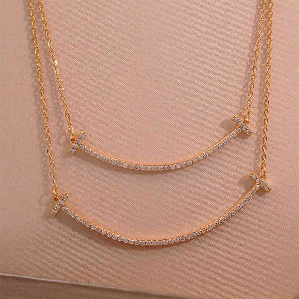 1hha t family smile necklace female 18k rose gold titanium steel starry face large and medium mini full diamond smile face clavicle chain, Black
1hha t family smile necklace female 18k rose gold titanium steel starry face large and medium mini full diamond smile face clavicle chain, Black