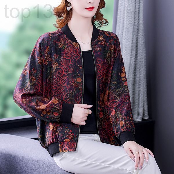 women's knits & tees designer 2021 new silk jacket, coat, mother's spring and autumn long sleeved middle-aged elderly women's, White
women's knits & tees designer 2021 new silk jacket, coat, mother's spring and autumn long sleeved middle-aged elderly women's, White