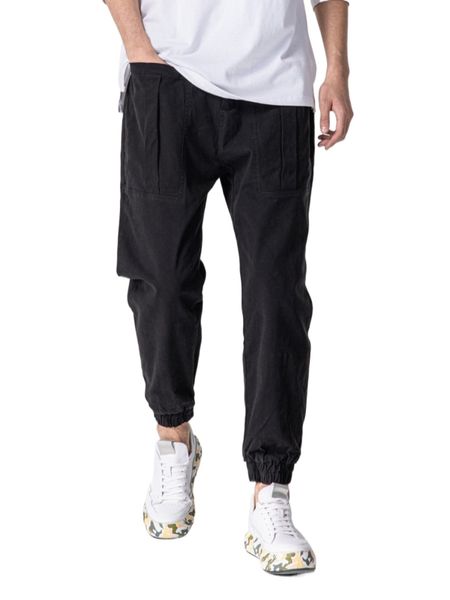 men slant pocket carrot pants s34j#, Black
men slant pocket carrot pants s34j#, Black