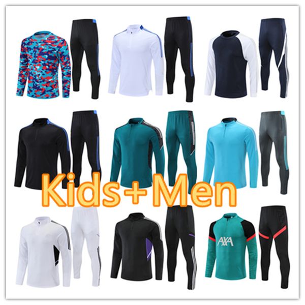 men's children's 21 22 football jersey soccer training jersey sportswear set football tracksuit, Black
men's children's 21 22 football jersey soccer training jersey sportswear set football tracksuit, Black