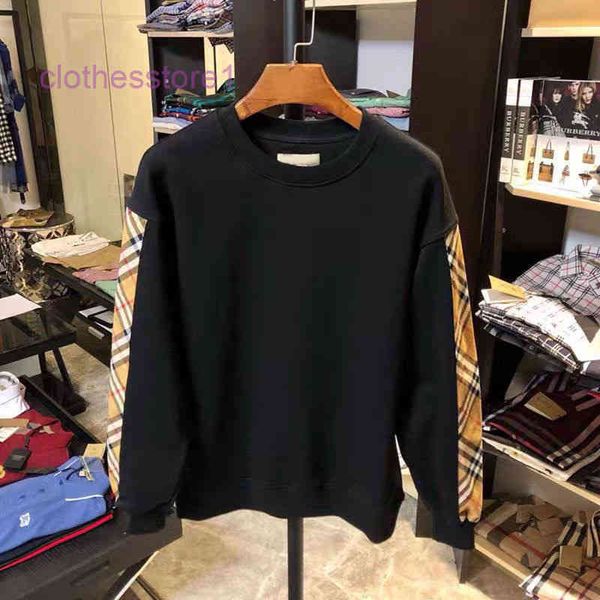 brand fashion bbr hoodie legendary paul spring and winter new round neck splicing plaid long sleeve sweater men's loose large plush fas, Black
brand fashion bbr hoodie legendary paul spring and winter new round neck splicing plaid long sleeve sweater men's loose large plush fas, Black