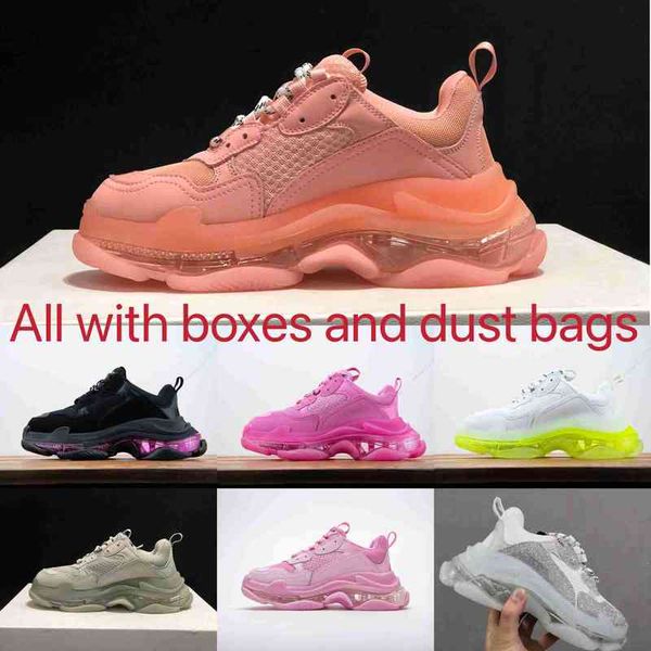 2021 luxury balan triple s designers run shoes sneaker trainers fashional men women factory direct t220810, Black
2021 luxury balan triple s designers run shoes sneaker trainers fashional men women factory direct t220810, Black