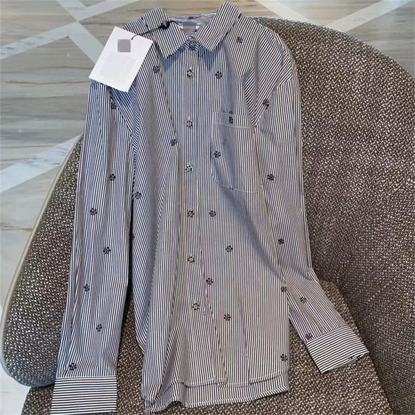 elegant women's stripe blouses & shirt lapel off letter flowers shoulder small letter long sleeve shirts casual loose thin top, White
elegant women's stripe blouses & shirt lapel off letter flowers shoulder small letter long sleeve shirts casual loose thin top, White
