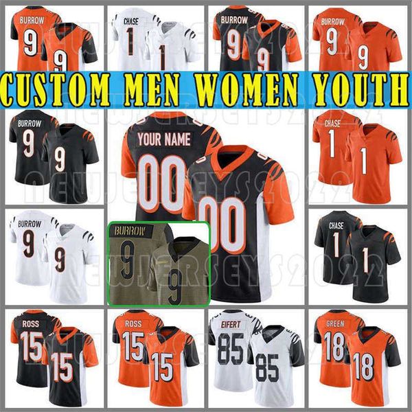custom 1 ja'marr chase mens 9 joe burrow cincinnatias football jersey bengal youth green joe mixon sam hubbard tee higgins geno atkins, Black
custom 1 ja'marr chase mens 9 joe burrow cincinnatias football jersey bengal youth green joe mixon sam hubbard tee higgins geno atkins, Black