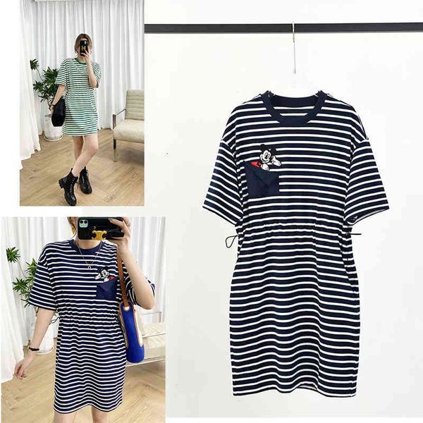 casual dresses p230260bj stripe waist closing round neck short sleeve cartoon pasted cloth embroidered dress for women in spring and summer, Black;gray
casual dresses p230260bj stripe waist closing round neck short sleeve cartoon pasted cloth embroidered dress for women in spring and summer, Black;gray