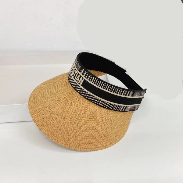 luxury designer visors sun hat woman sun protection female hats fishing visor cap fashion triangle letter nocaps casual straw shade beach su, Blue;gray
luxury designer visors sun hat woman sun protection female hats fishing visor cap fashion triangle letter nocaps casual straw shade beach su, Blue;gray